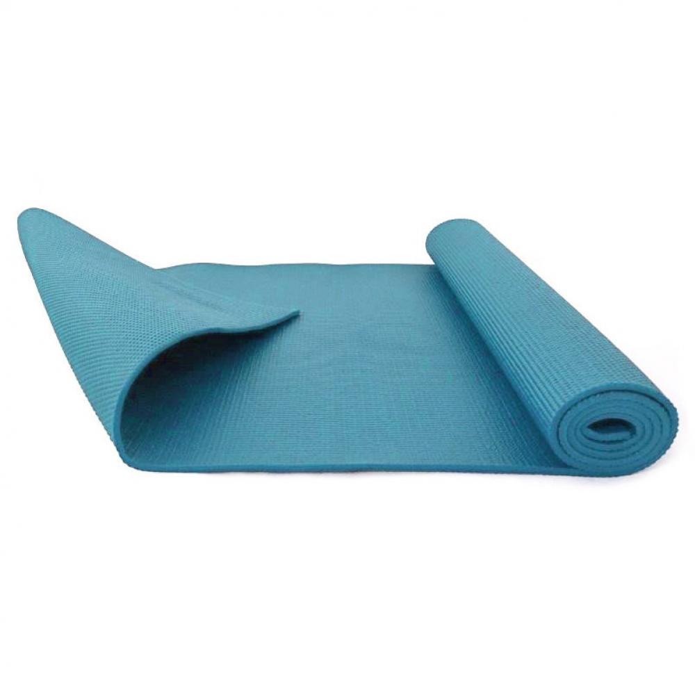 Йогамат, коврик для йоги MS 1846-2-2 толщина 4 мм Голубой