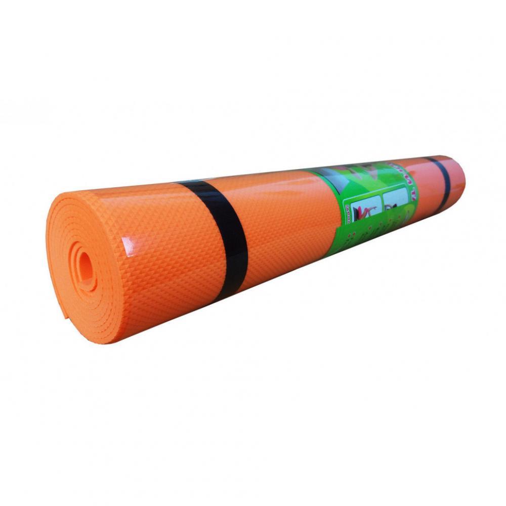 Йогамат, коврик для йоги M 0380-3 материал EVA Оранжевый