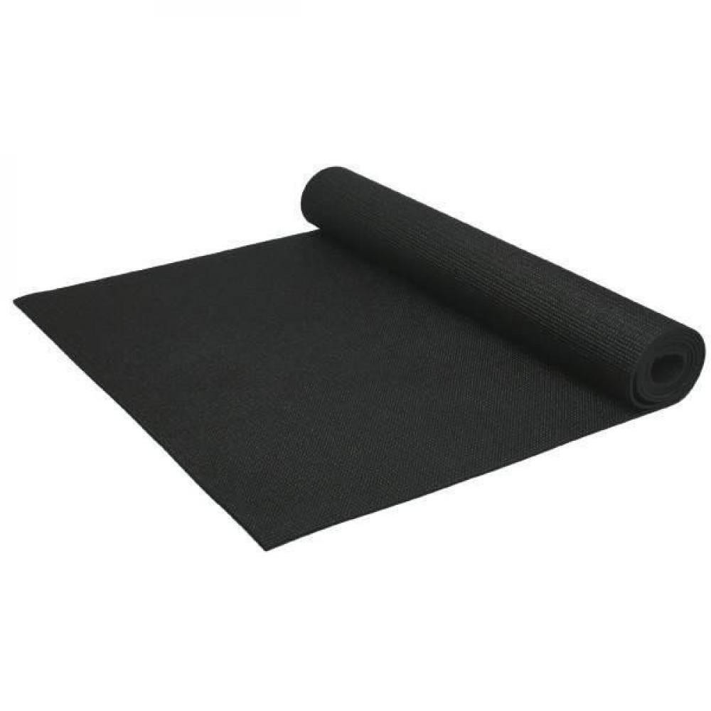 Йогамат, килимок для йоги MS1847 матеріал ПВХ Чорний