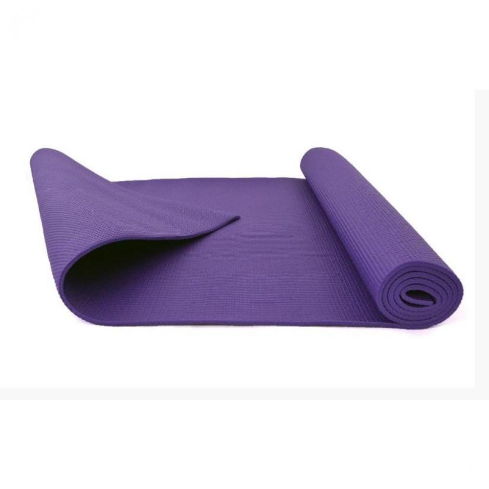 Йогамат, коврик для йоги MS 1184 из ПВХ Фиолетовый