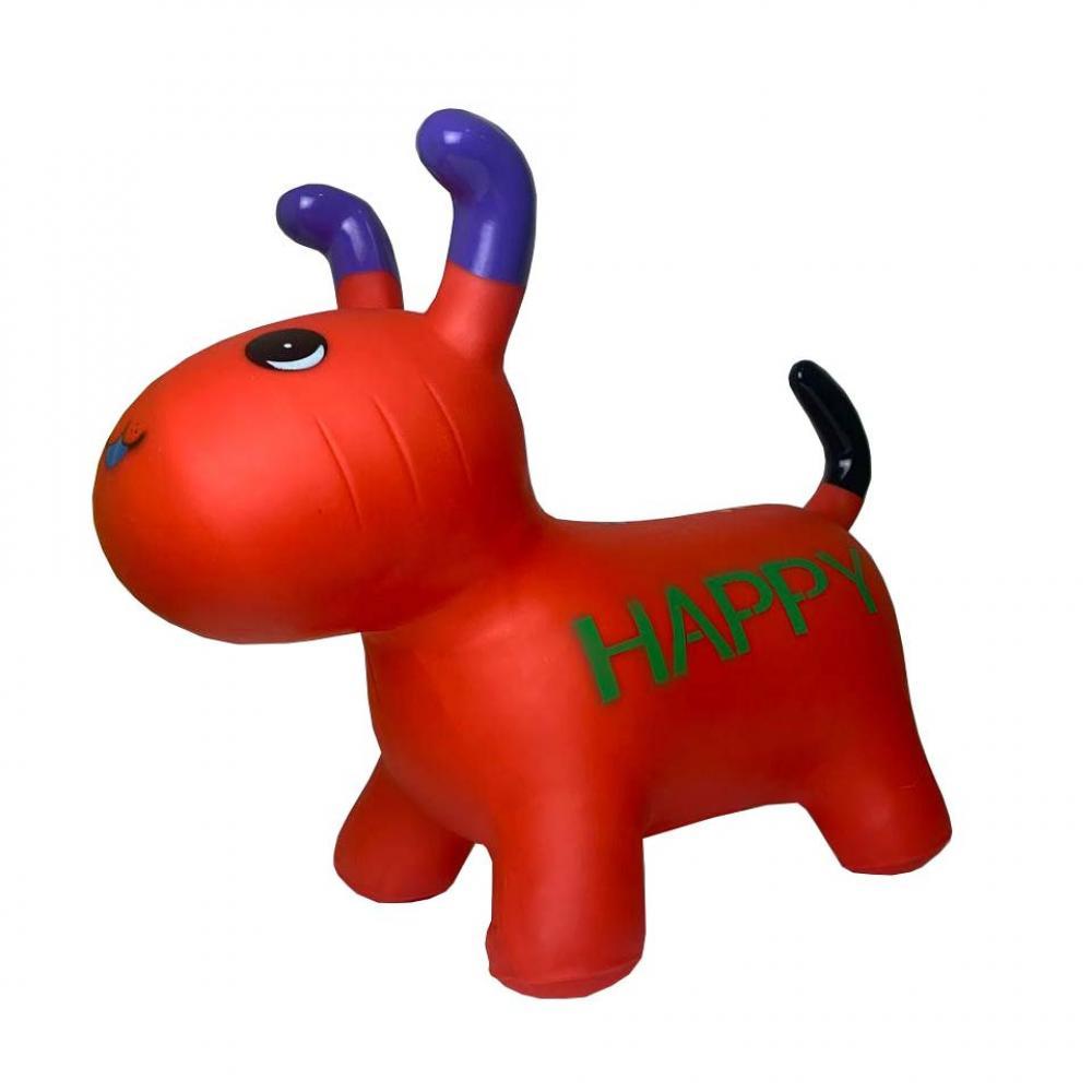 Детская игрушка прыгун собака BT-RJ-0072 резиновый Red