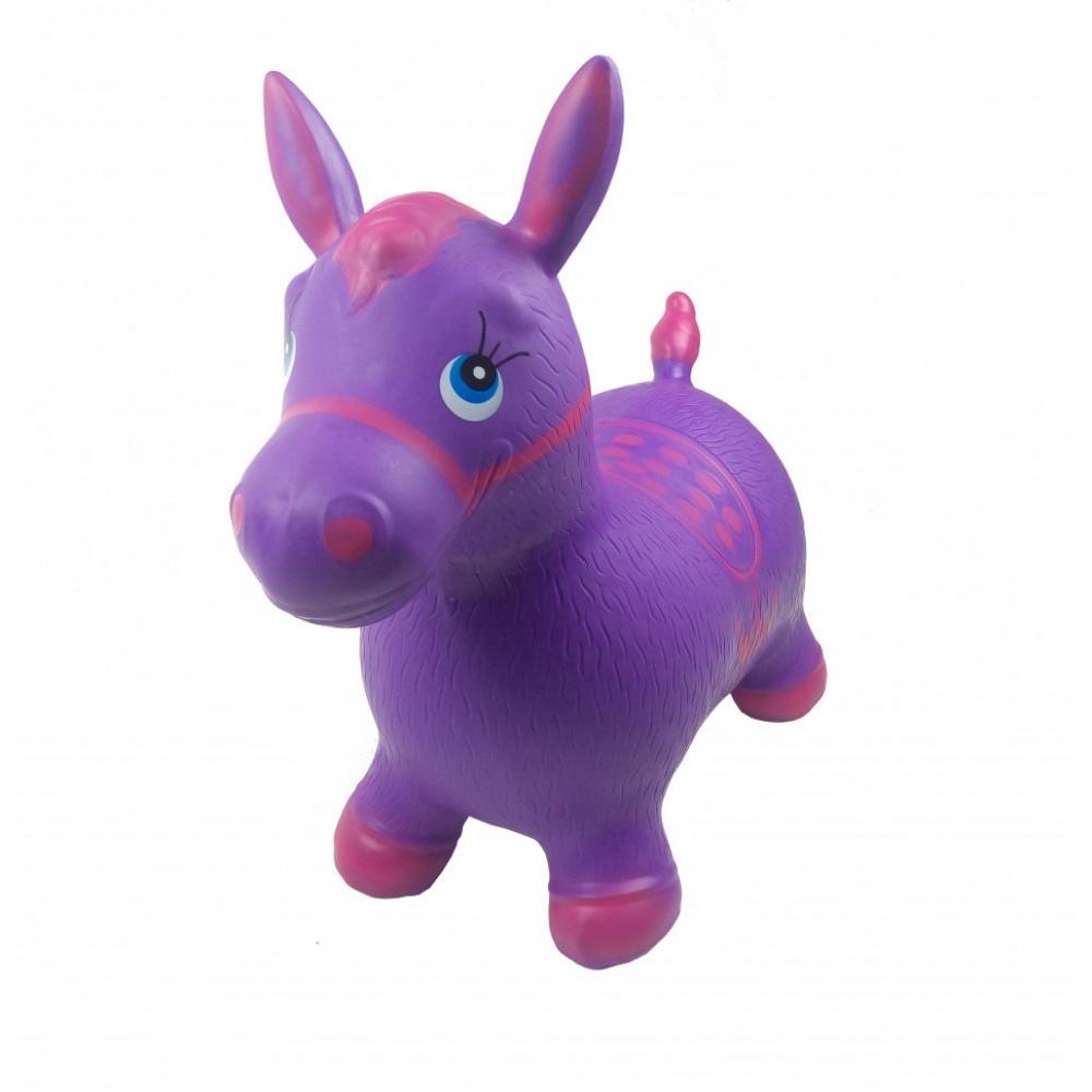Дитячий стрибун-конячка MS 0373 гумовий Фіолетовий