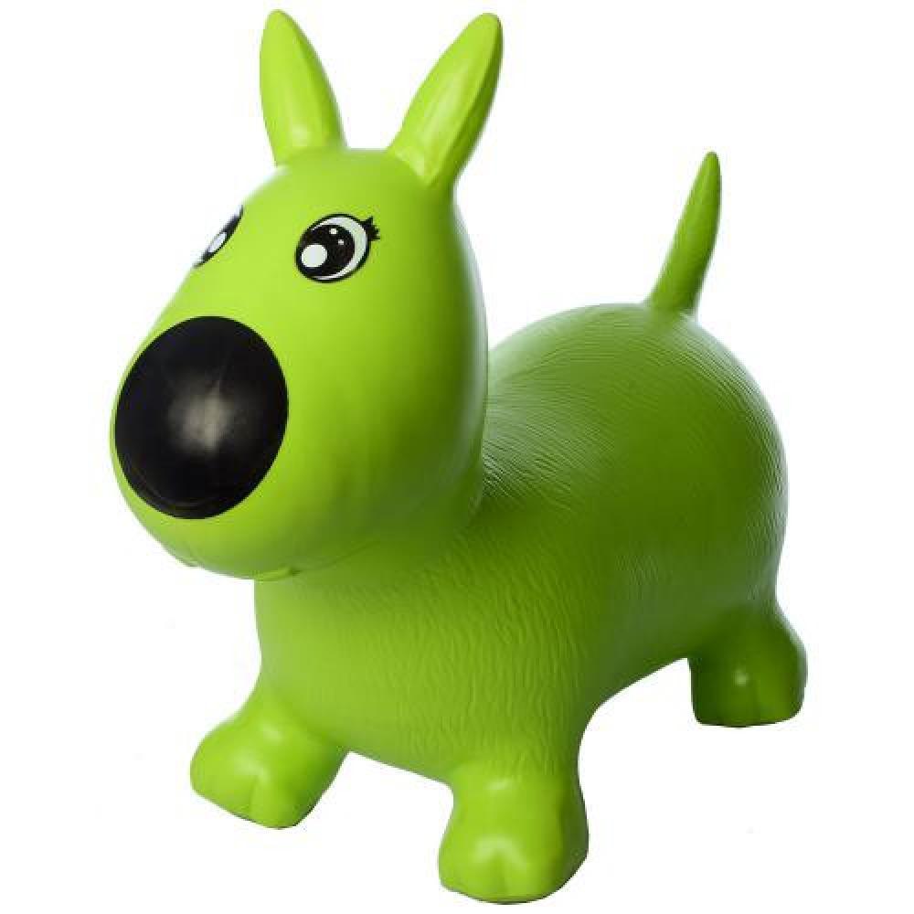 Прыгун-собачка MS1592 надувная Зеленая