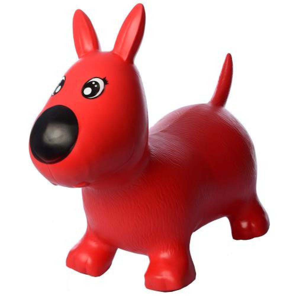 Прыгун-собачка MS1592 надувная Красная