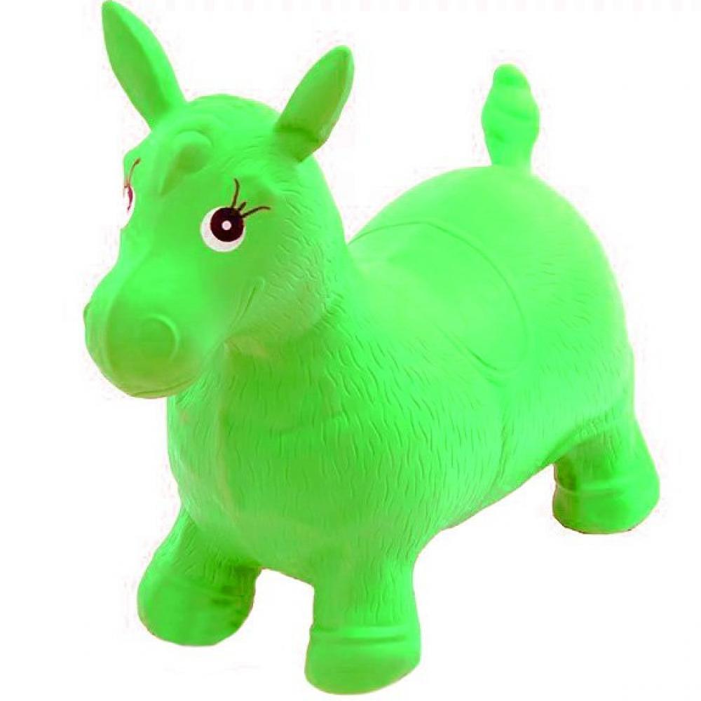 Прыгуны-лошадки для детей MS 0001 резиновый Зеленый