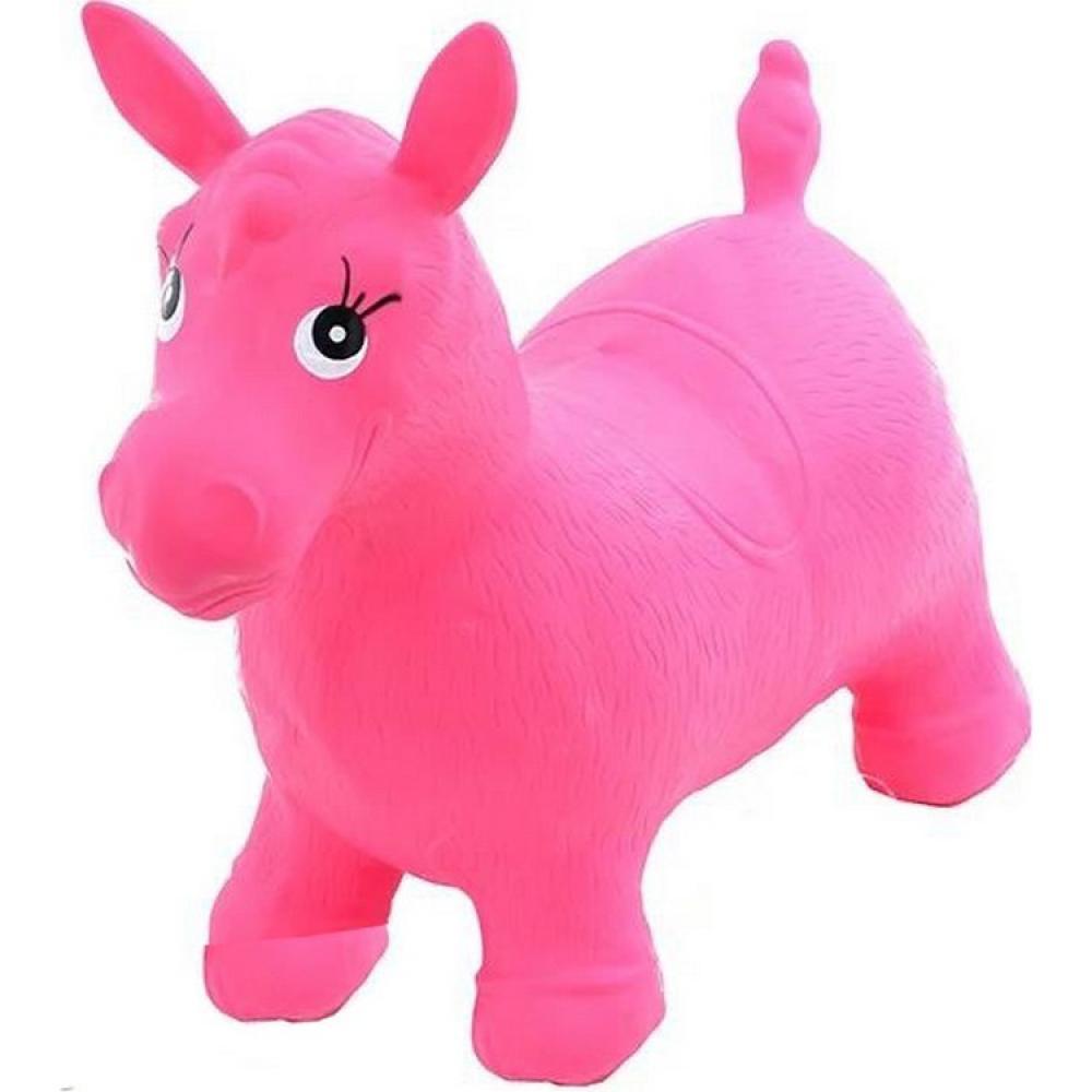 Прыгуны-лошадки для детей MS 0001 резиновый Розовый