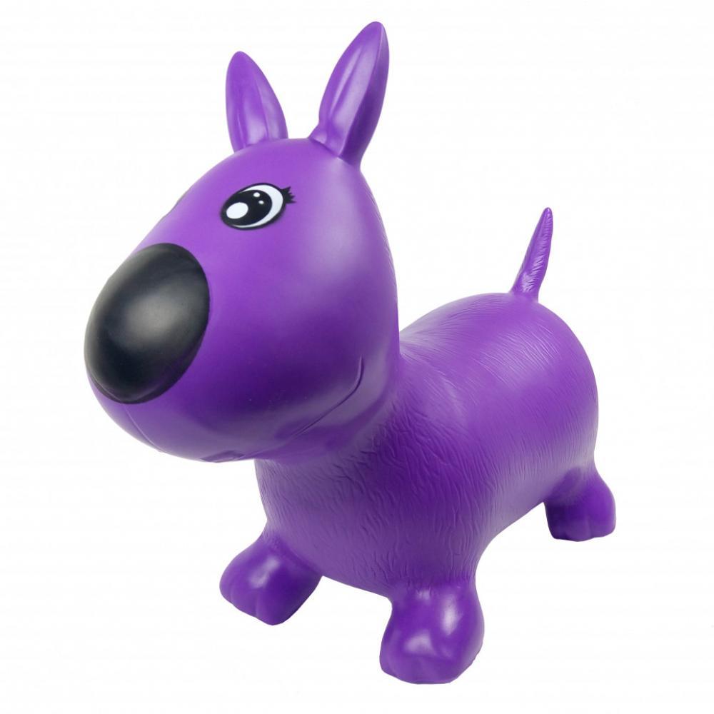 Прыгун-собачка MS1592 надувная Фиолетовая