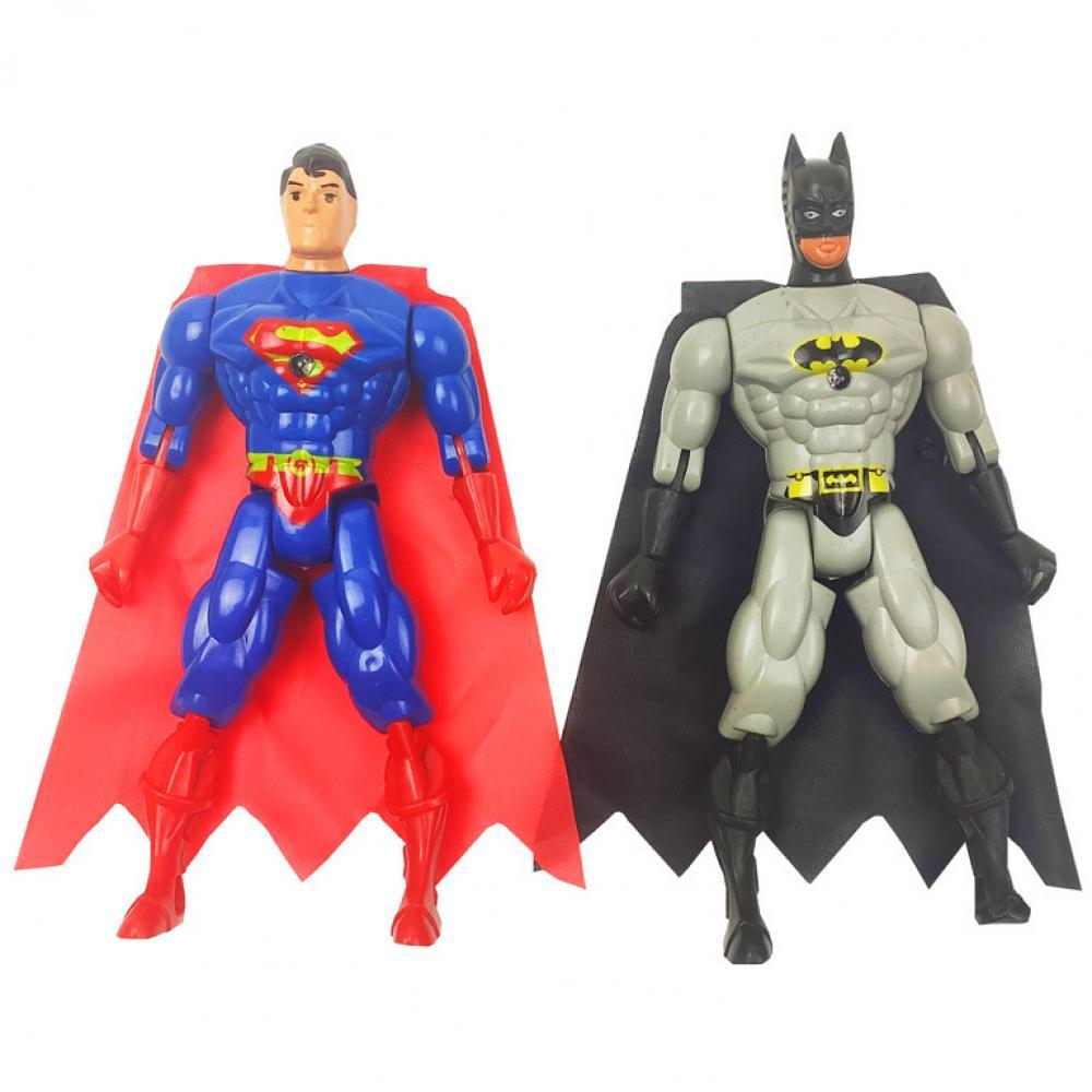 Фігурки супергероїв 663A-2-B-2 музичні Бетмен та Супермен