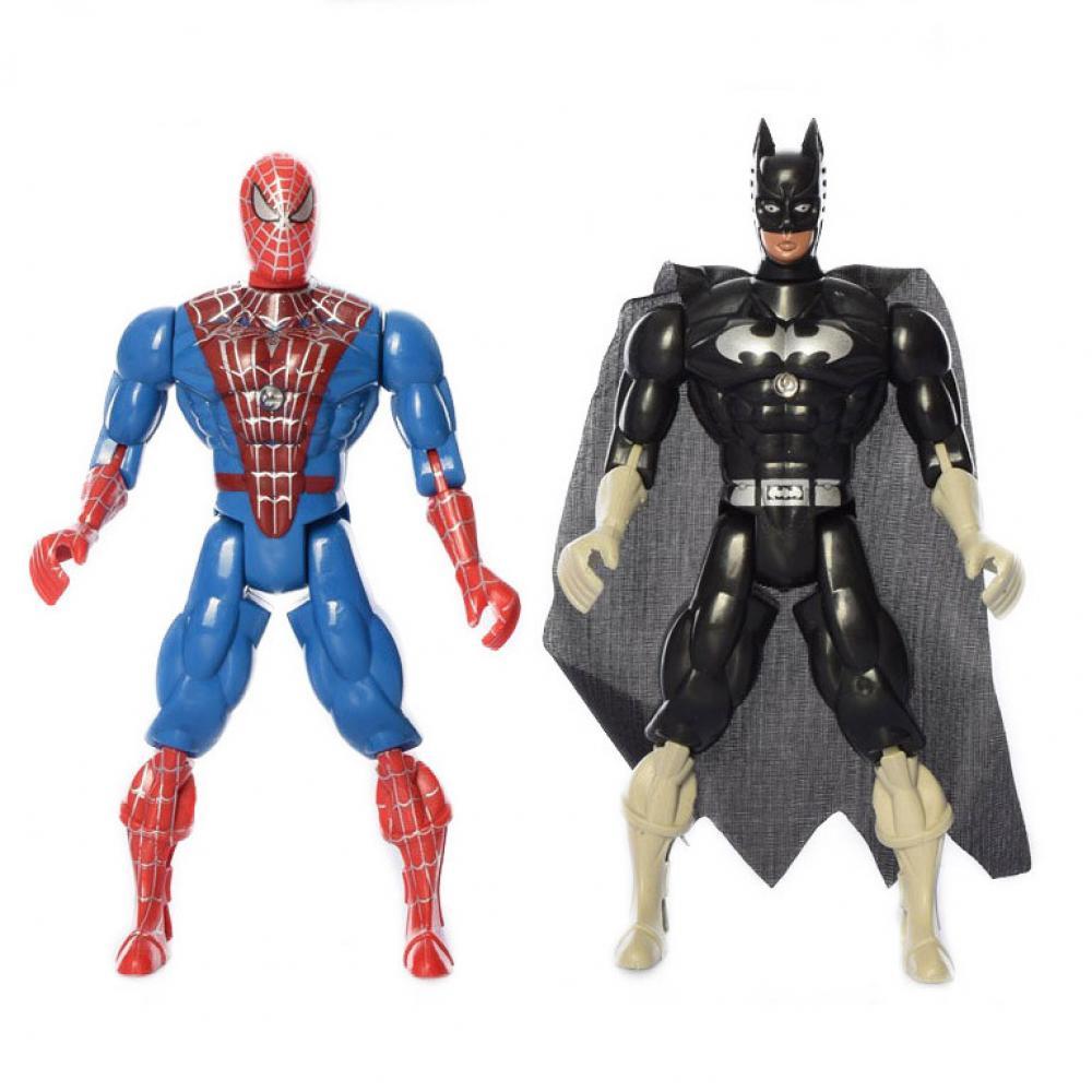 Фігурки супергероїв 663A-2-B-2 музичні Бетмен та Людина-павук