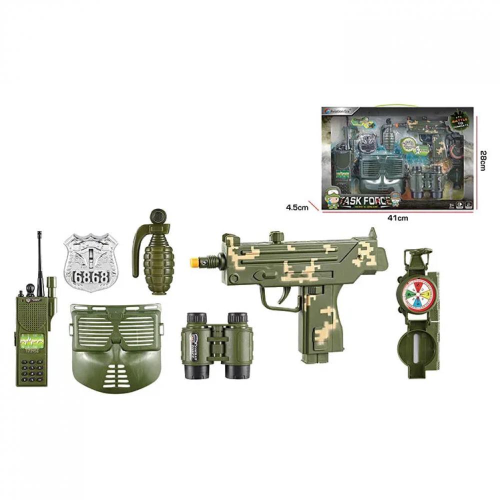 Детский игровой набор Военного F8528-2A с маской и УЗИ