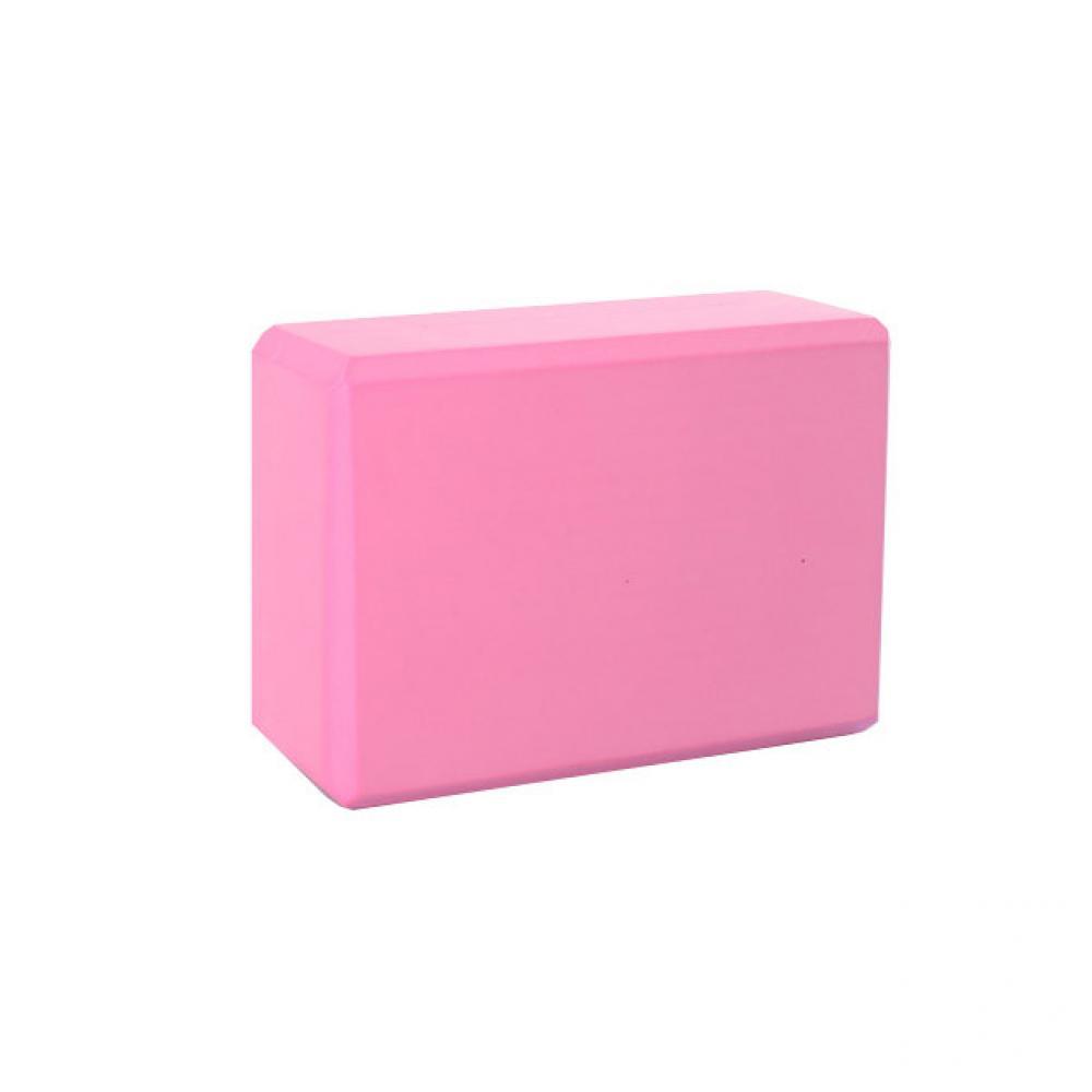 Блок для йоги MS 0858-3 материал EVA Розовый