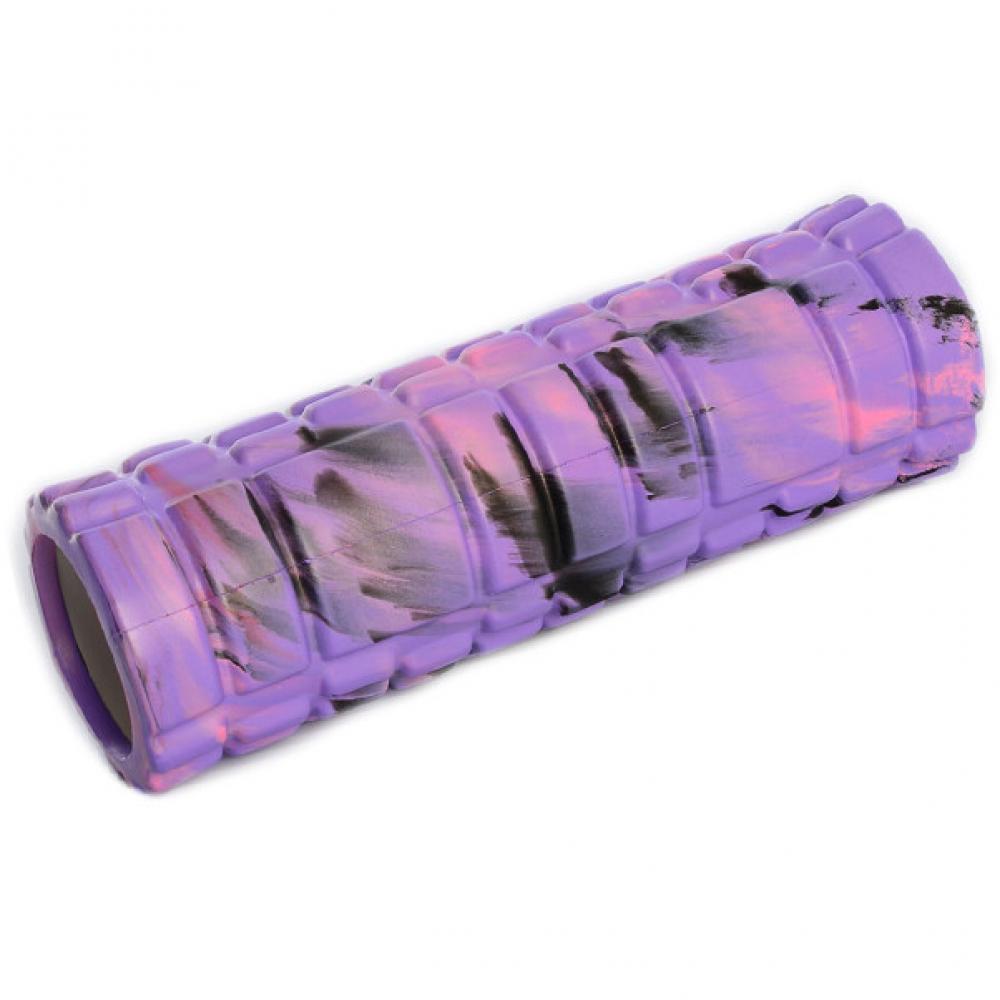 Массажер рулон для йоги MS 2126 материал EVA Фиолетовый