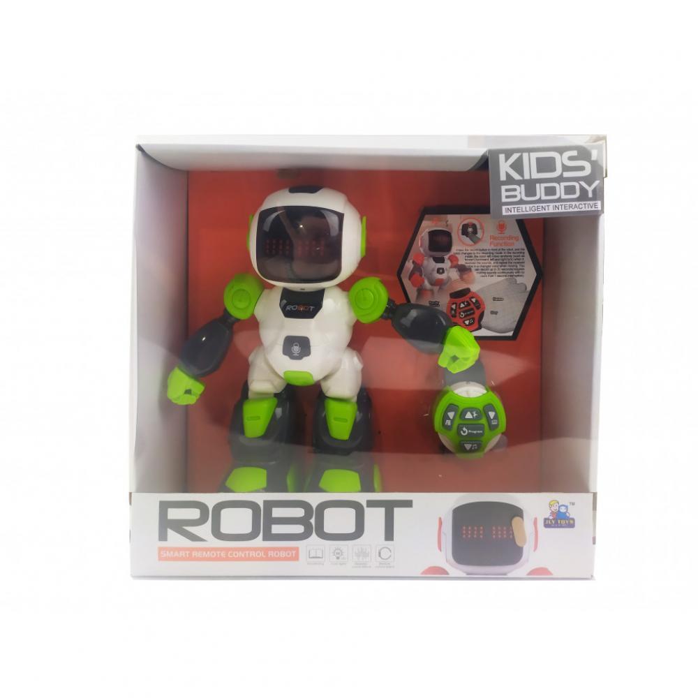 Детский робот на радиоуправлении 616-1 с функцией программирования Зеленый