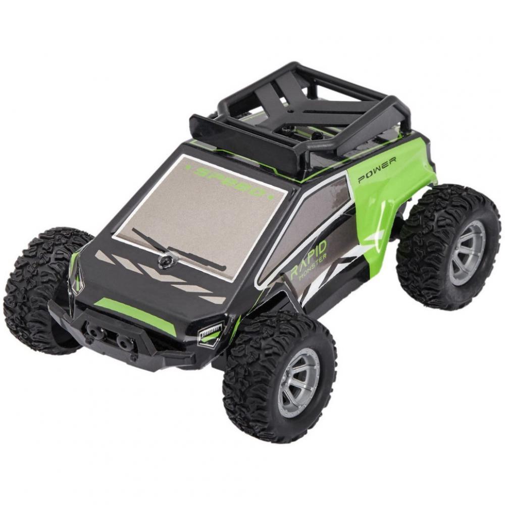 Машинка на радиоуправлении Rapid Monster ZIPP Toys Q12 Зелёно-Чёрный