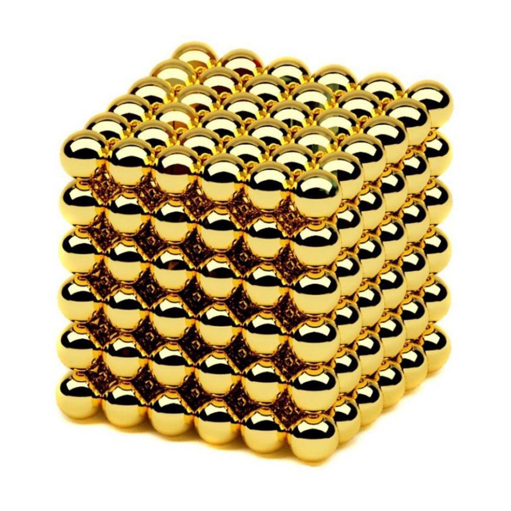 Магнитный неокуб  MAG-004 головоломка металлическая Золотой