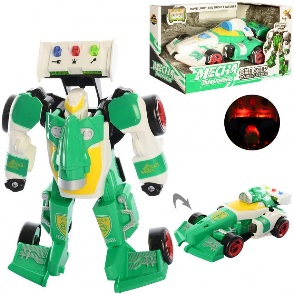 Детский трансформер D622-H04 робот+машинка Зелёная