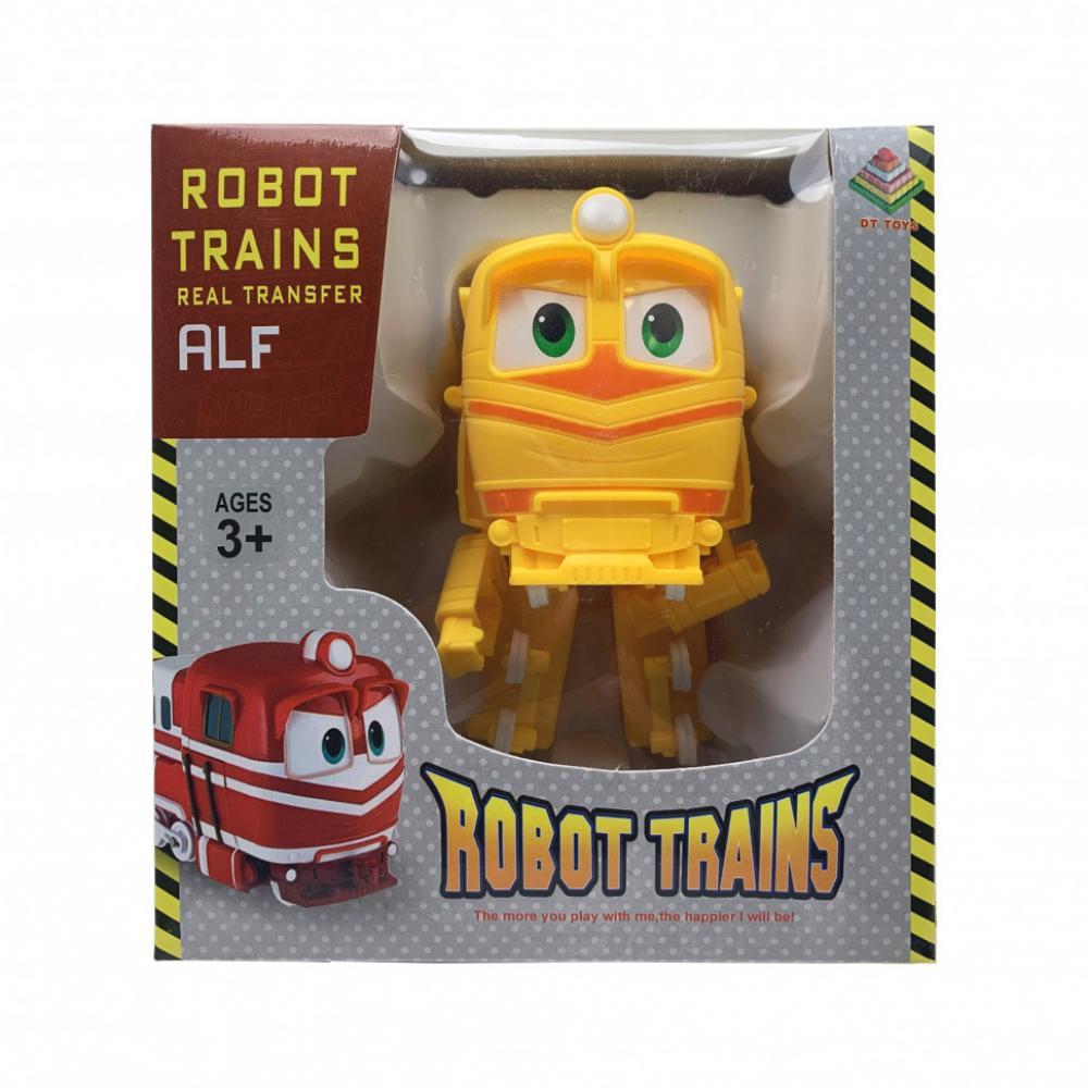 Іграшка Трансформер DT-005 Robot Trains Жовтий Альф