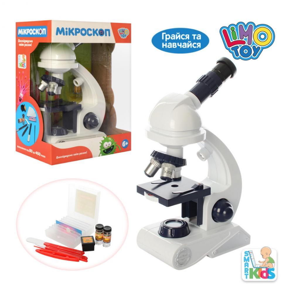 Игрушечный микроскоп SK 0010 с пробирками и инструментами