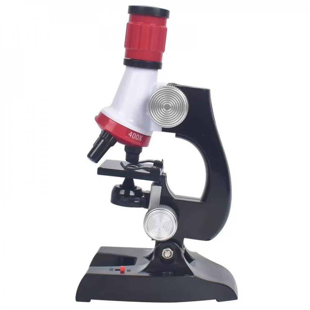 Игрушечный микроскоп SK 0009AB с пробирками Чёрный