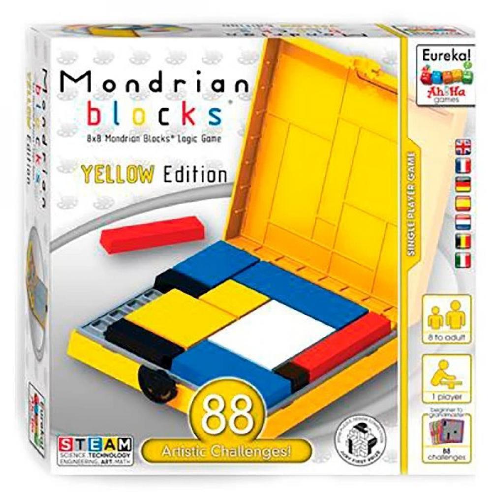 Ah!Ha Mondrian Blocks yellow | Головоломка Блоки Мондріана жовтий 473554 RL-KBK