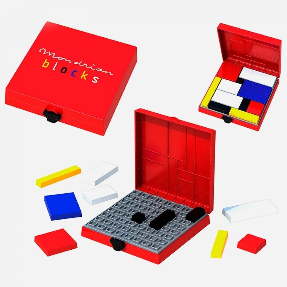Ah!Ha Mondrian Blocks red | Головоломка Блоки Мондриана красный 473553 RL-KBK