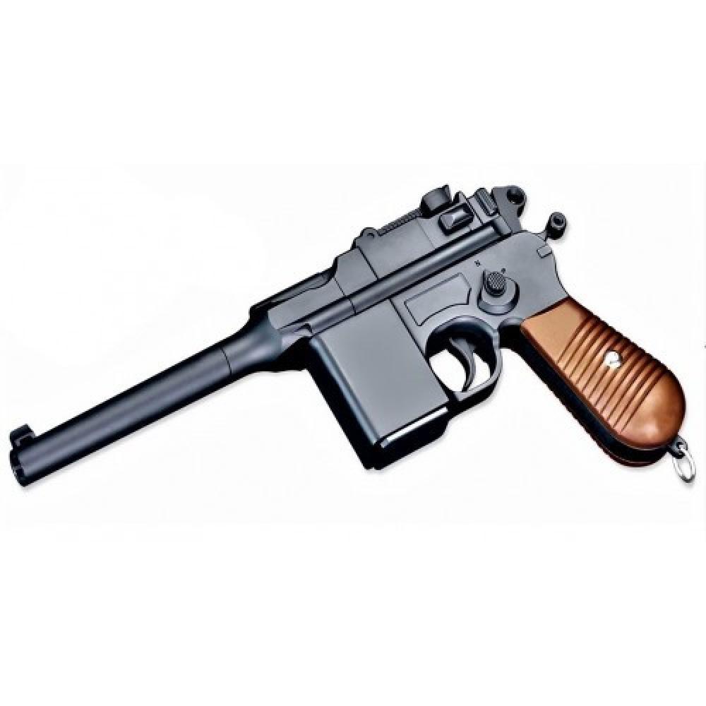 Игрушечный пистолет Маузер С 96 Galaxy G12 Металл, черный