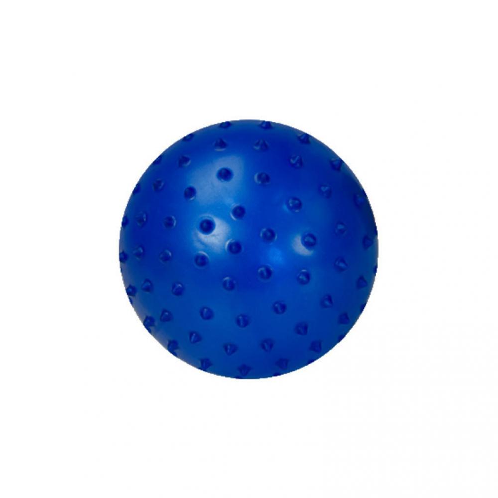 Мяч антистресс MB0105 с шипами, резиновый 16см Синий