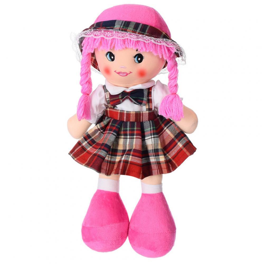 Кукла мягконабивная Bambi 62236, 35 см Розовый