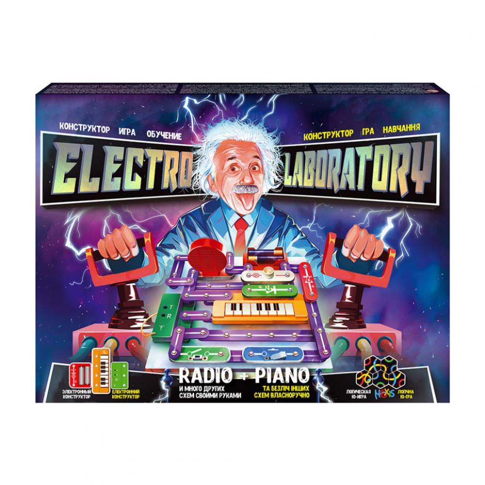 Електронний конструктор Electro Laboratory. Radio+Piano Danko Toys ELab-01-03 Radio+Piano