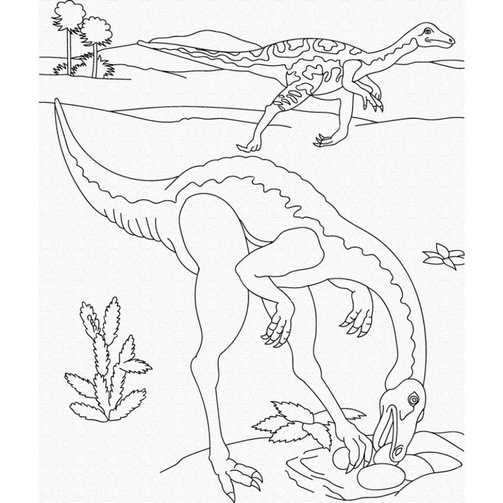 Розпис на полотні. Art Craft Динозаври 25х30 см 15524-AC