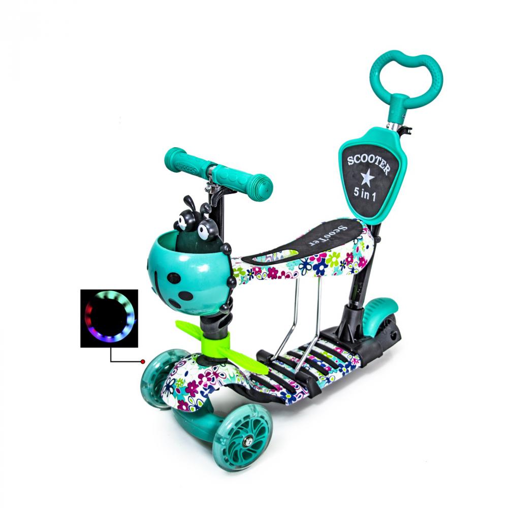 Самокат Scooter 5in1 Tiffany Flowers