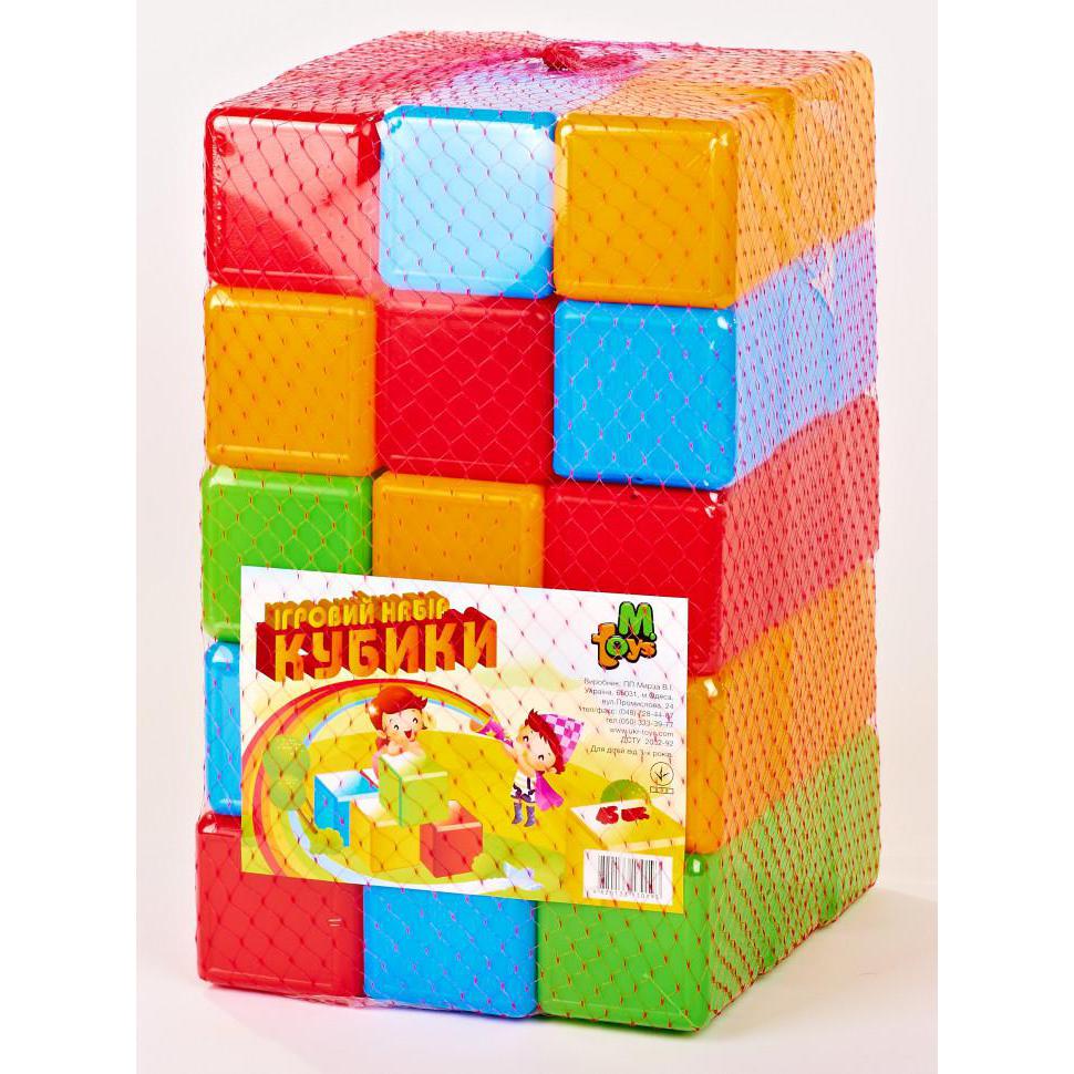 Кубики кольорові 45 шт. 09065