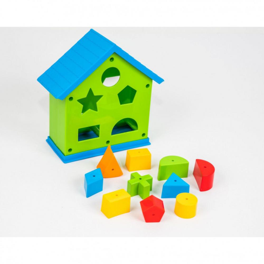 Іграшка-сортер Будиночок розвиваючий 39351T Зелений