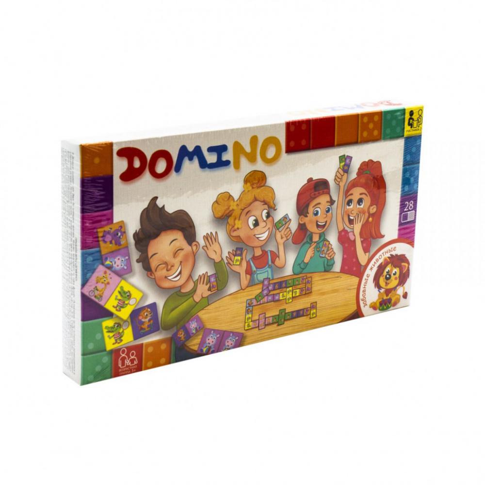 Настільна гра Доміно: Забавні тварини рус. DTG-DMN-03