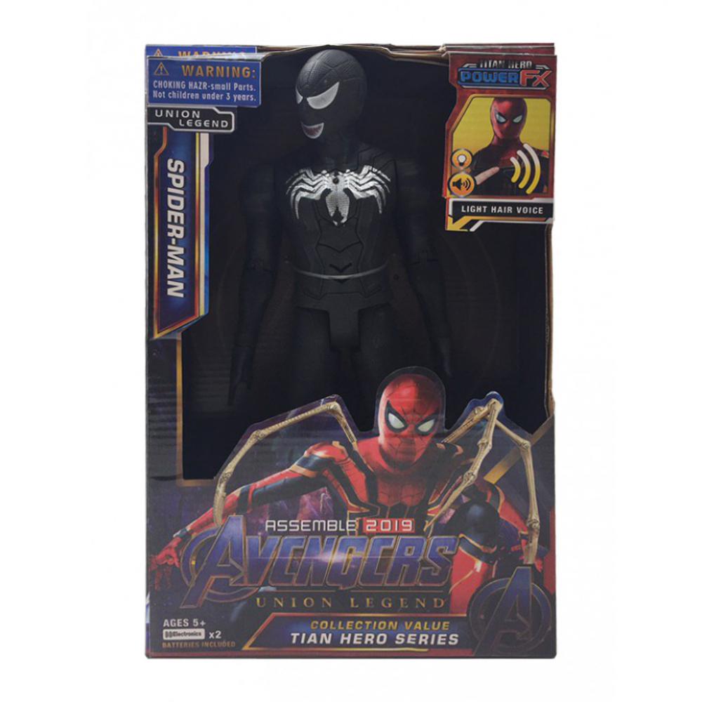 Фігурки герої Марвел Людина-Павук Спайдермен, black LK4001-SMB