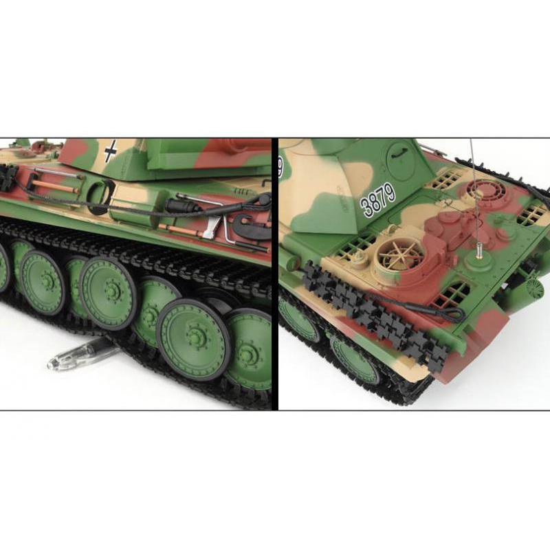 Танк HENG LONG Panther Type G р / у аккум 3879-1, 1:16, дим, звук, вращ.башня, пневм.орудіе