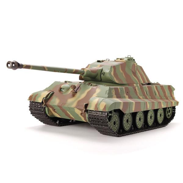 Танк HENG LONG German King Tiger р/у аккум 3888-1, 1:16, дым,звук,вращ.башня,пневм.орудие