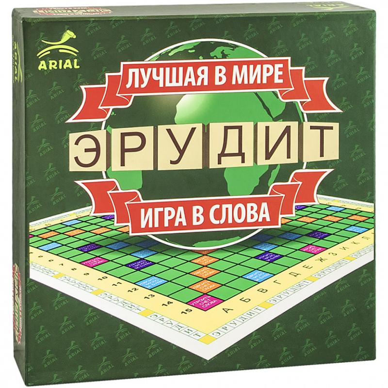 Настільна гра Arial Ерудит-РОС. Гра в слова 910091-1