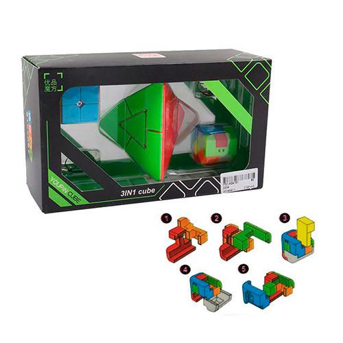 Кубик 2204 3в1, головоломка, в кор-ке, 22-12,5-8см