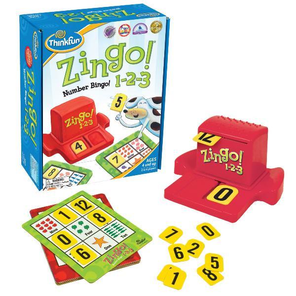 Игра Зинго 1-2-3 | ThinkFun Zingo 1-2-3 7703