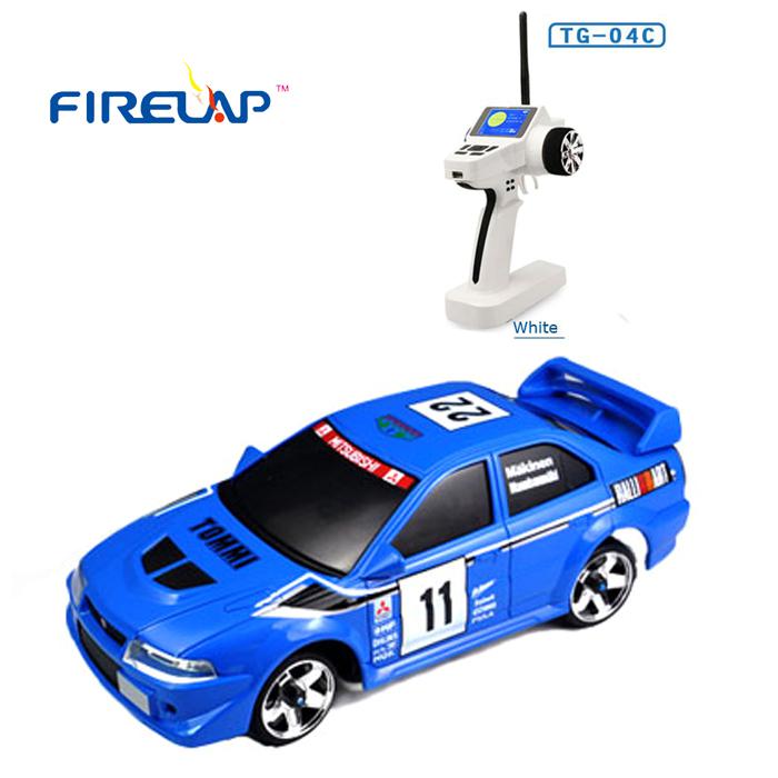 Автомодель р/у 1:28 Firelap IW04M Mitsubishi EVO 4WD синий
