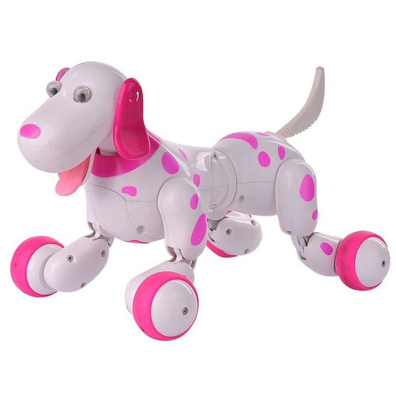 Робот-собака радиоуправляемый Happy Cow Smart Dog розовый