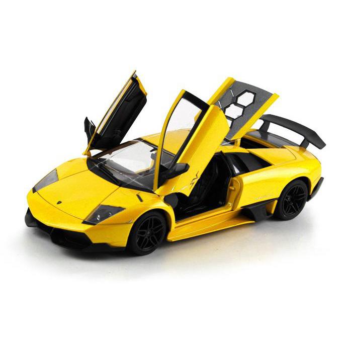 Машинка радиоуправляемая 1:18 Meizhi Lamborghini LP670-4 SV металлическая желтый