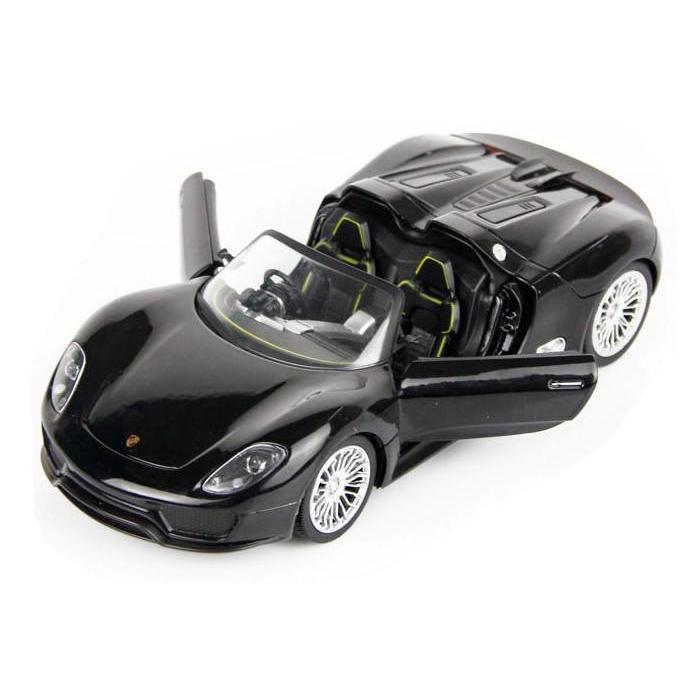 Машинка радиоуправляемая 1:24 Meizhi Porsche 918 металлическая черный