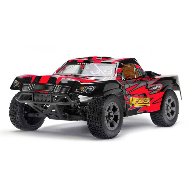 Радіокерована модель Шорт 1: 8 Himoto Mayhem MegaE8SCL Brushless червоний