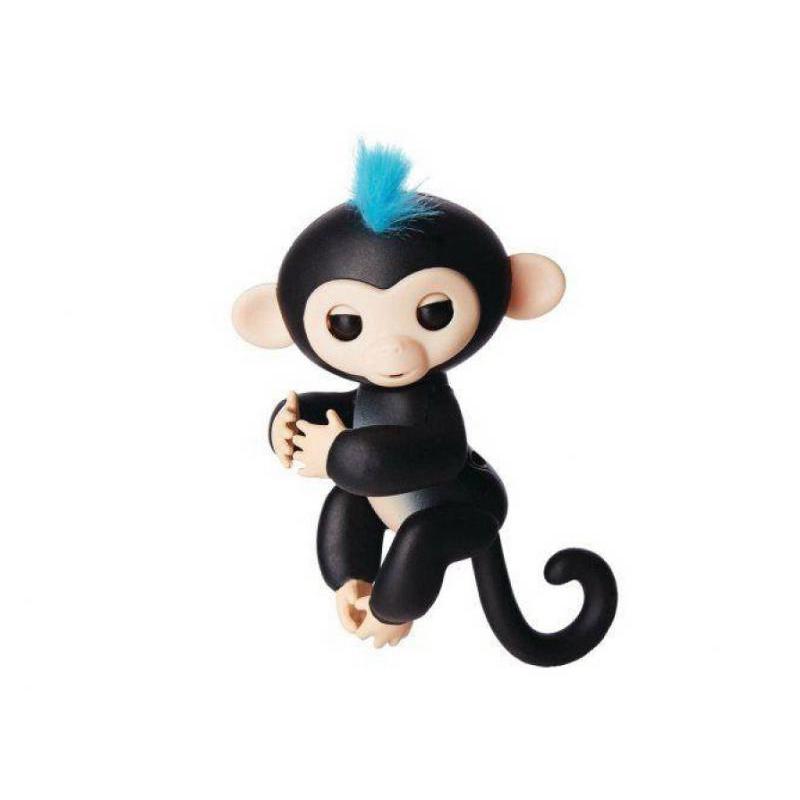 Ручная обезьянка на бат. Happy Monkey интерактивная чёрный