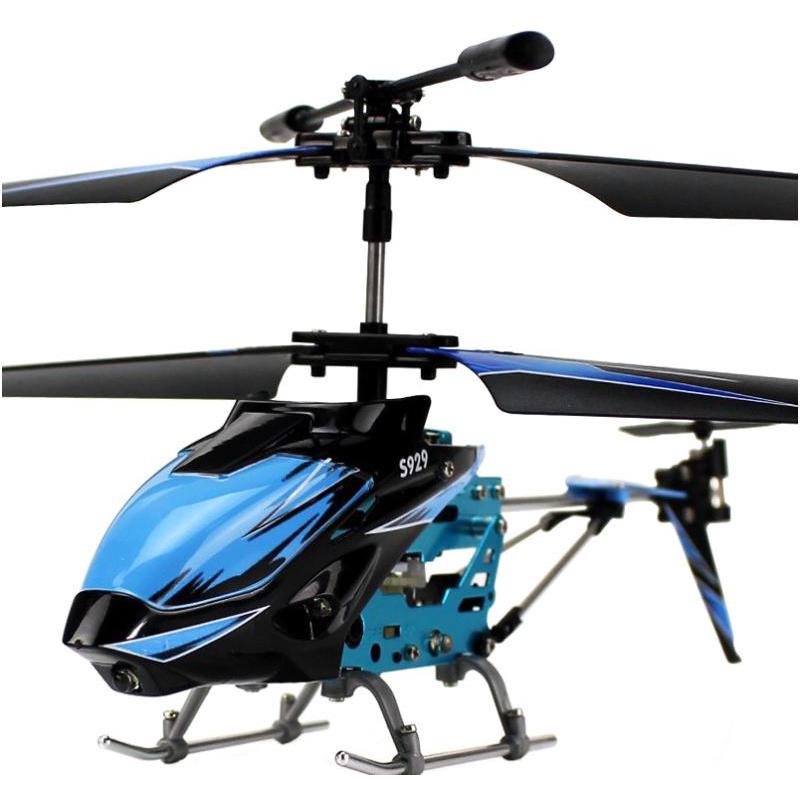 Вертоліт на радіокеруванні 3-к WL Toys S929 з автопілотом синій