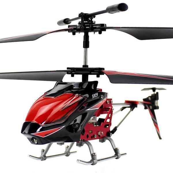 Вертоліт на радіокеруванні 3-к WL Toys S929 з автопілотом червоний