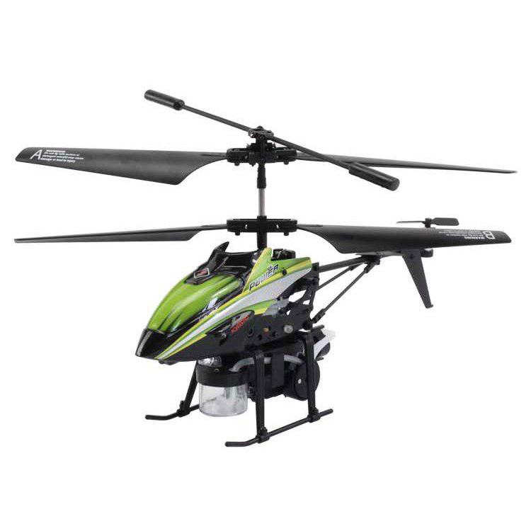 Вертоліт на радіокеруванні 3-к WL Toys V757 BUBBLE мильні бульбашки зелений