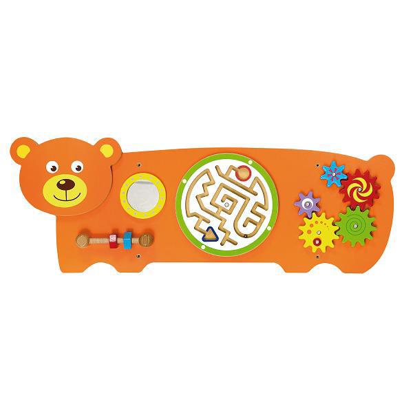 Настенная игрушка бизиборд Viga Toys Медведь 50471